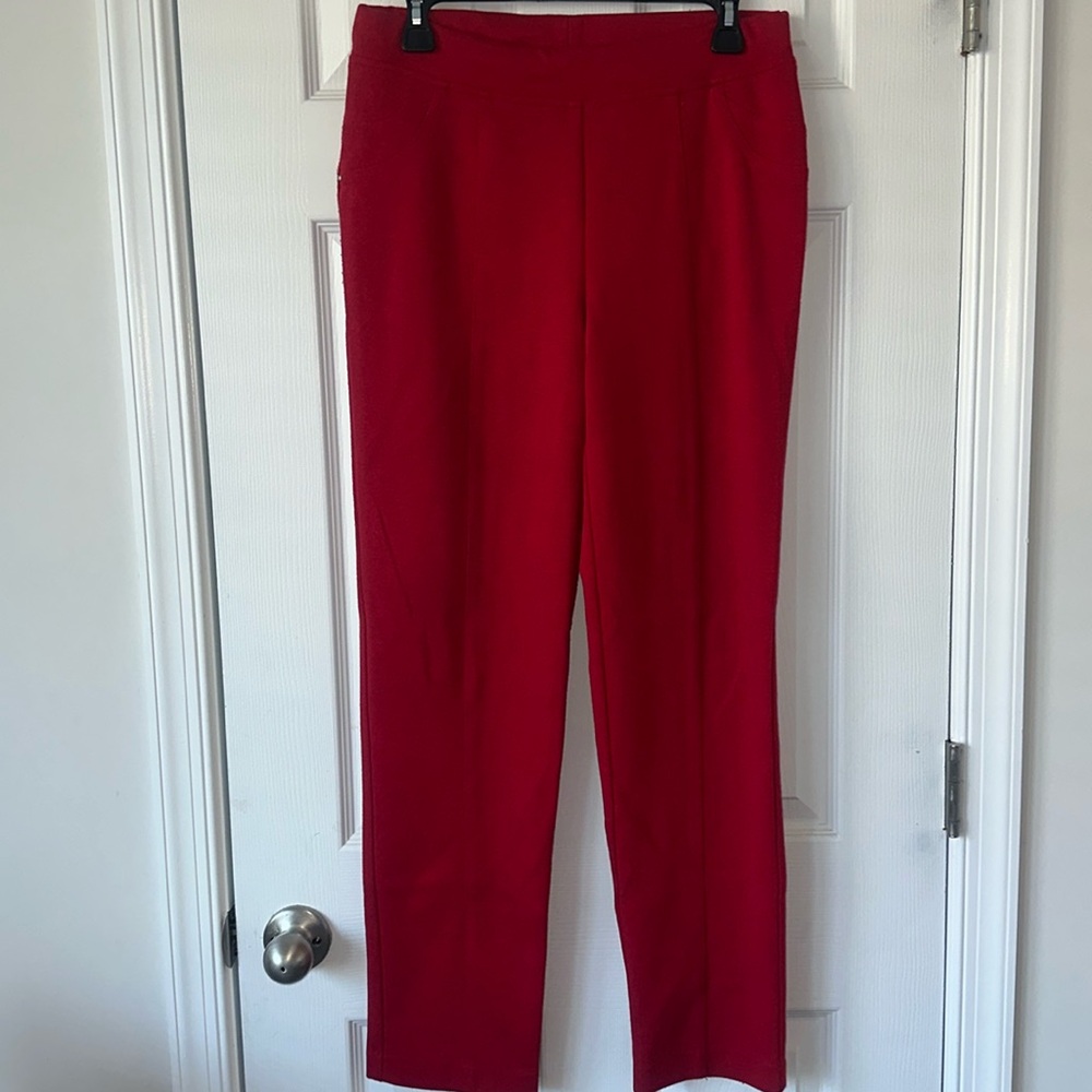 JM collections women elastic/leggings pants size S tall bootcut good condition